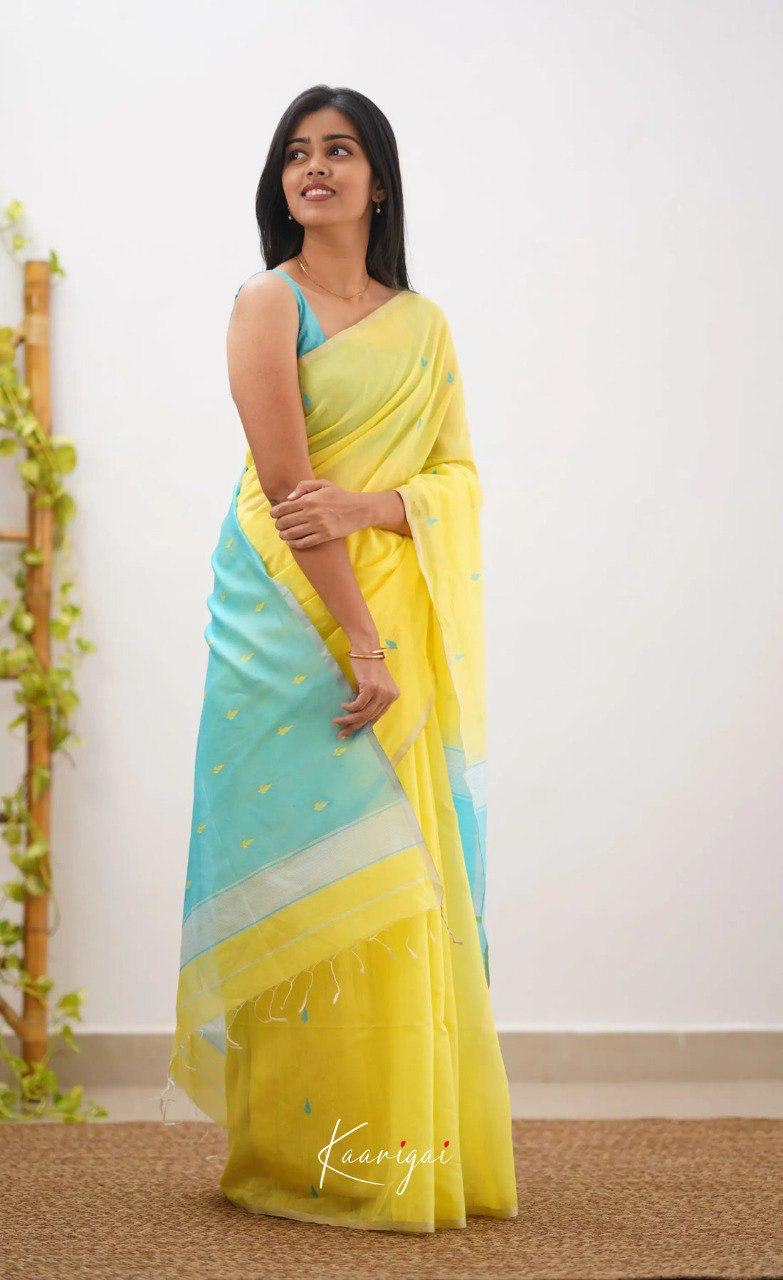 PARTY WEAR LINEN COTTON SILK DESIGNER SAREE