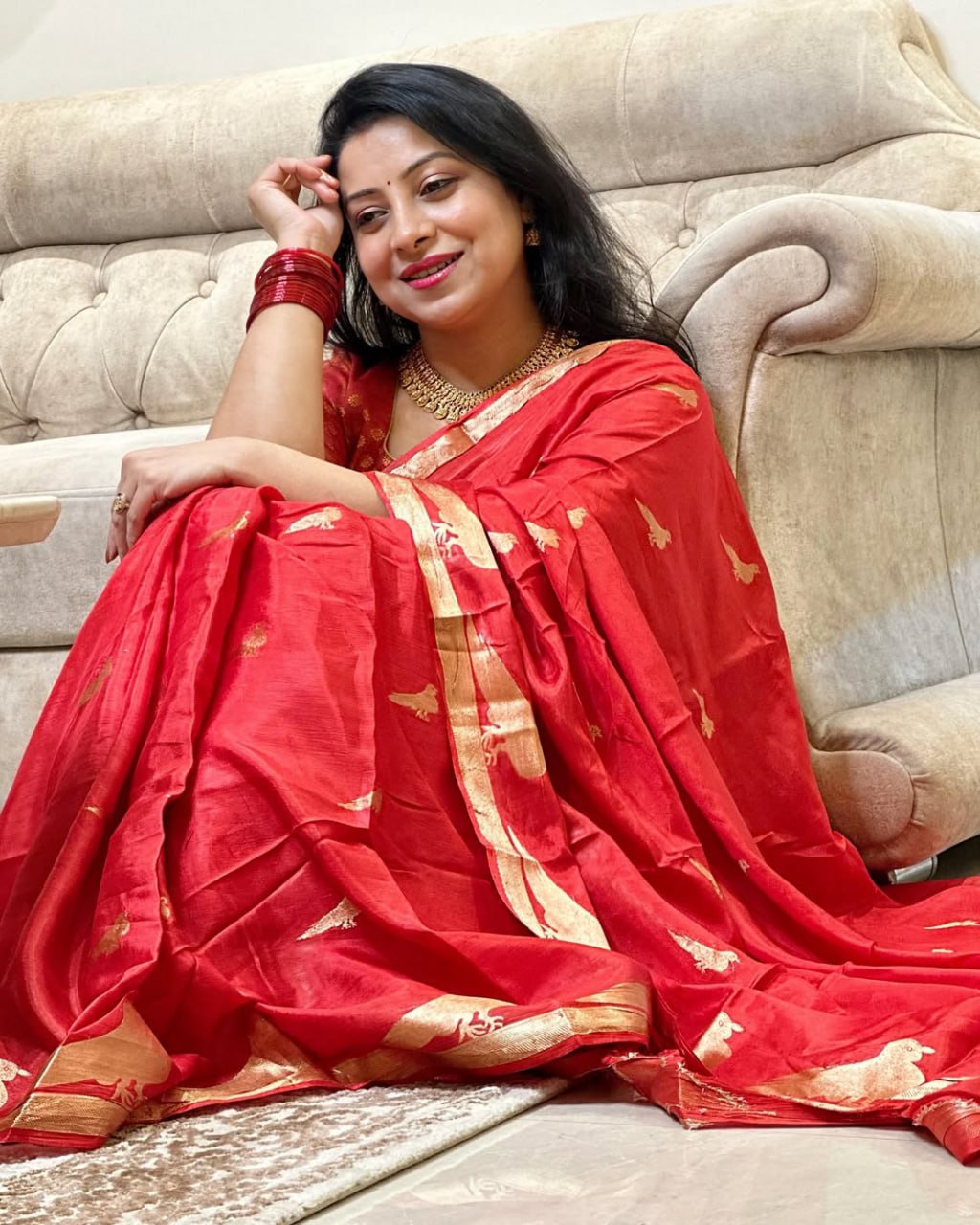 STUNNING BANARASI SOFT SILK DESIGNER SAREE