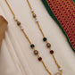 Golden American Diamond Mala Like Dokiyu