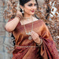 PREFERABLE SILK DESIGNER SAREE WITH MATCHING BLOUSE