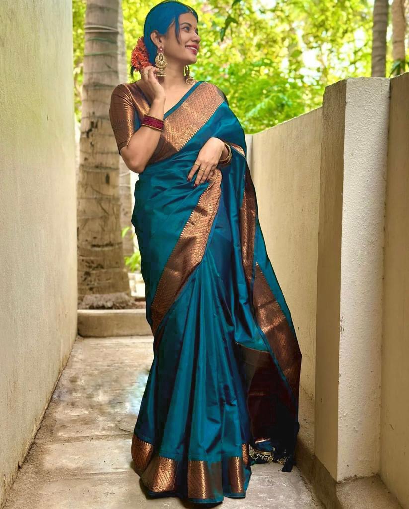 GORGEOUS SILK DESIGNER SAREE