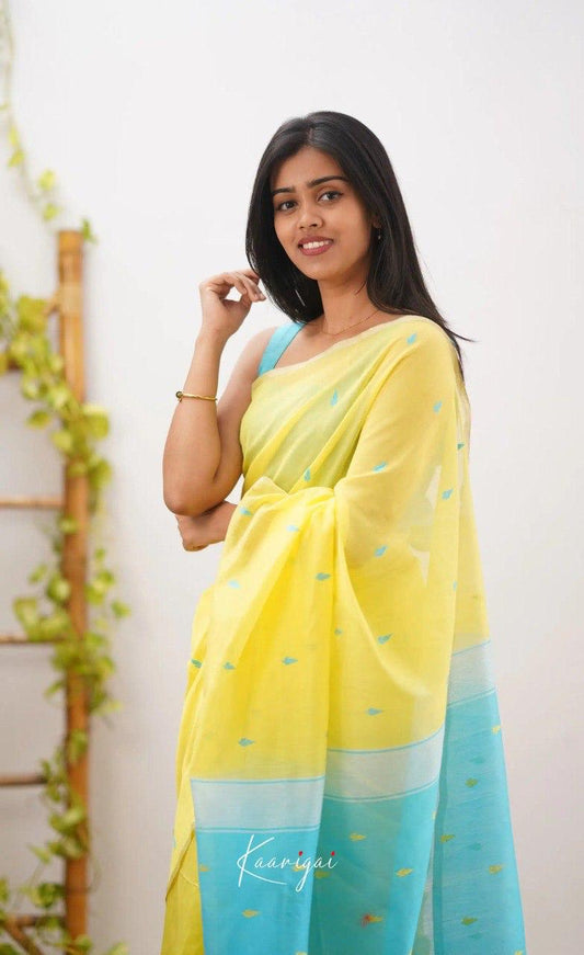 PARTY WEAR LINEN COTTON SILK DESIGNER SAREE