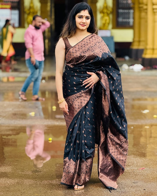ADMIRE BANARASI SOFT SILK DESIGNER SAREE