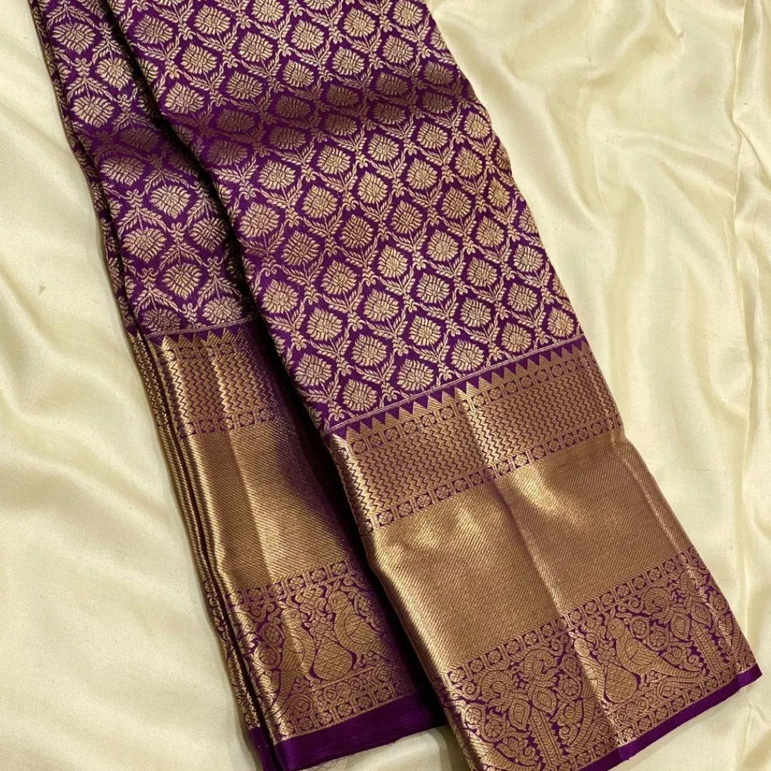 BEAUTIFUL BANARASI SOFT SILK DESIGNER SAREE