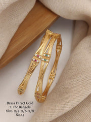 Brass Direct Gold  Bangles