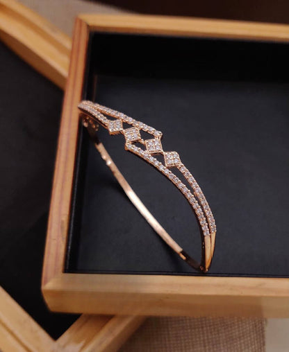 A.D. ROSE GOLD FANCY KADA BRACELET