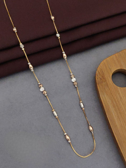 ROSE GOLD AND SILVER DESIGNER ANTIQ CHAIN