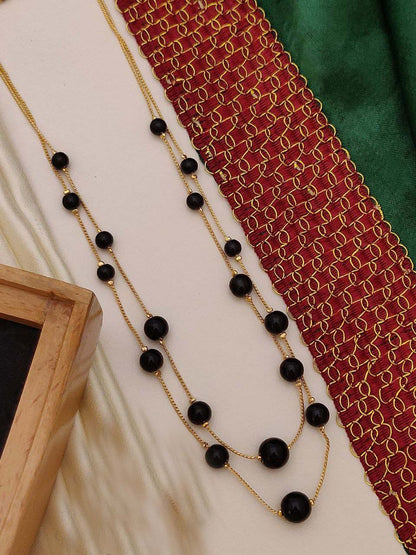 BLACK  PEARLS  NECKLACE