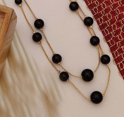 BLACK  PEARLS  NECKLACE