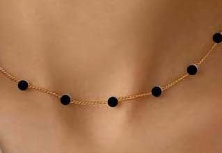BLACK  PEARLS  NECKLACE