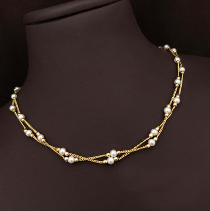 Women's Golden Fancy Moti Mala