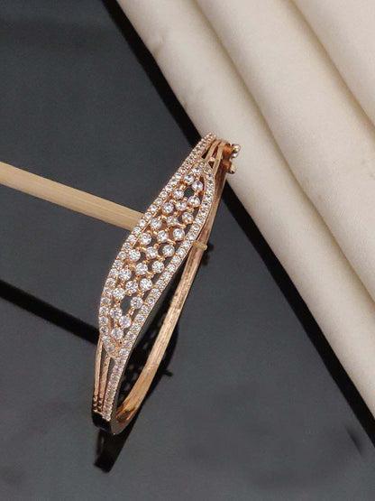 A.D. ROSE GOLD FANCY KADA BRACELET