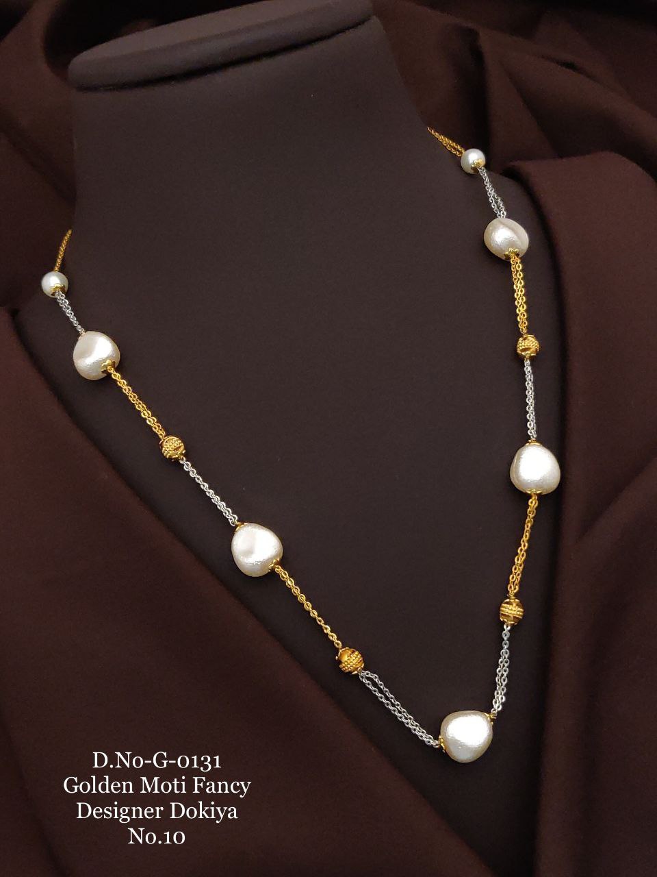 Women's Golden Fancy Moti Mala