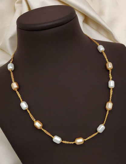 Women's Golden Fancy Unique Moti Mala