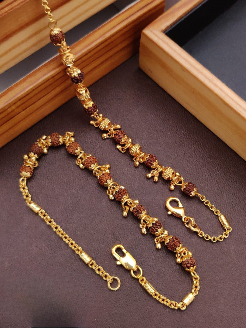 HIGH GOLD GHUGHARI RUDRAX BRACELET FOR GIRLS AND WOMEN'S